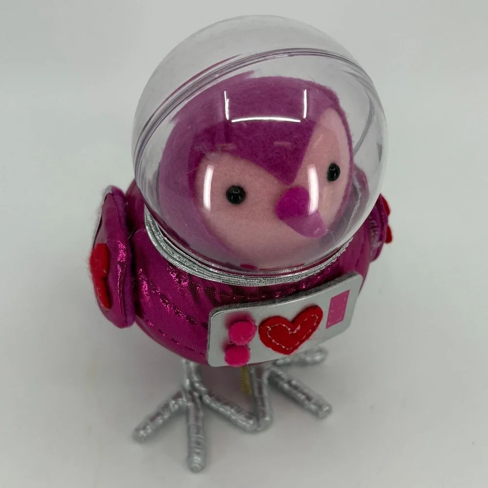 Featherly Friends Astra Astronaut Valentine's Day Target Spr!tz Bird Figurine
